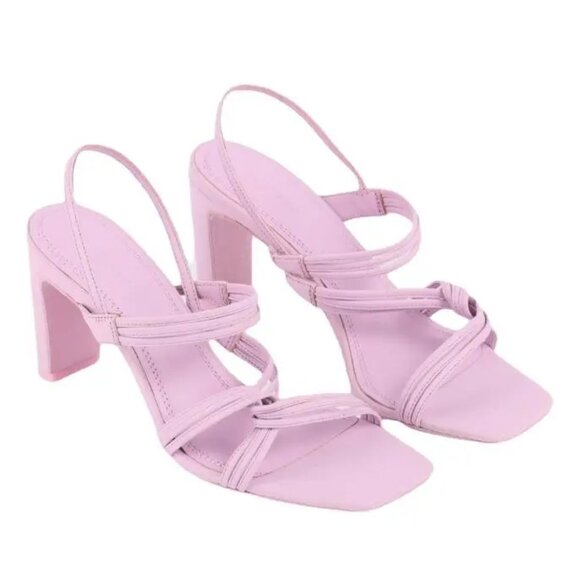 New without Box Sandro Faye Strappy Sandals in Lilac 36 - Picture 1 of 7